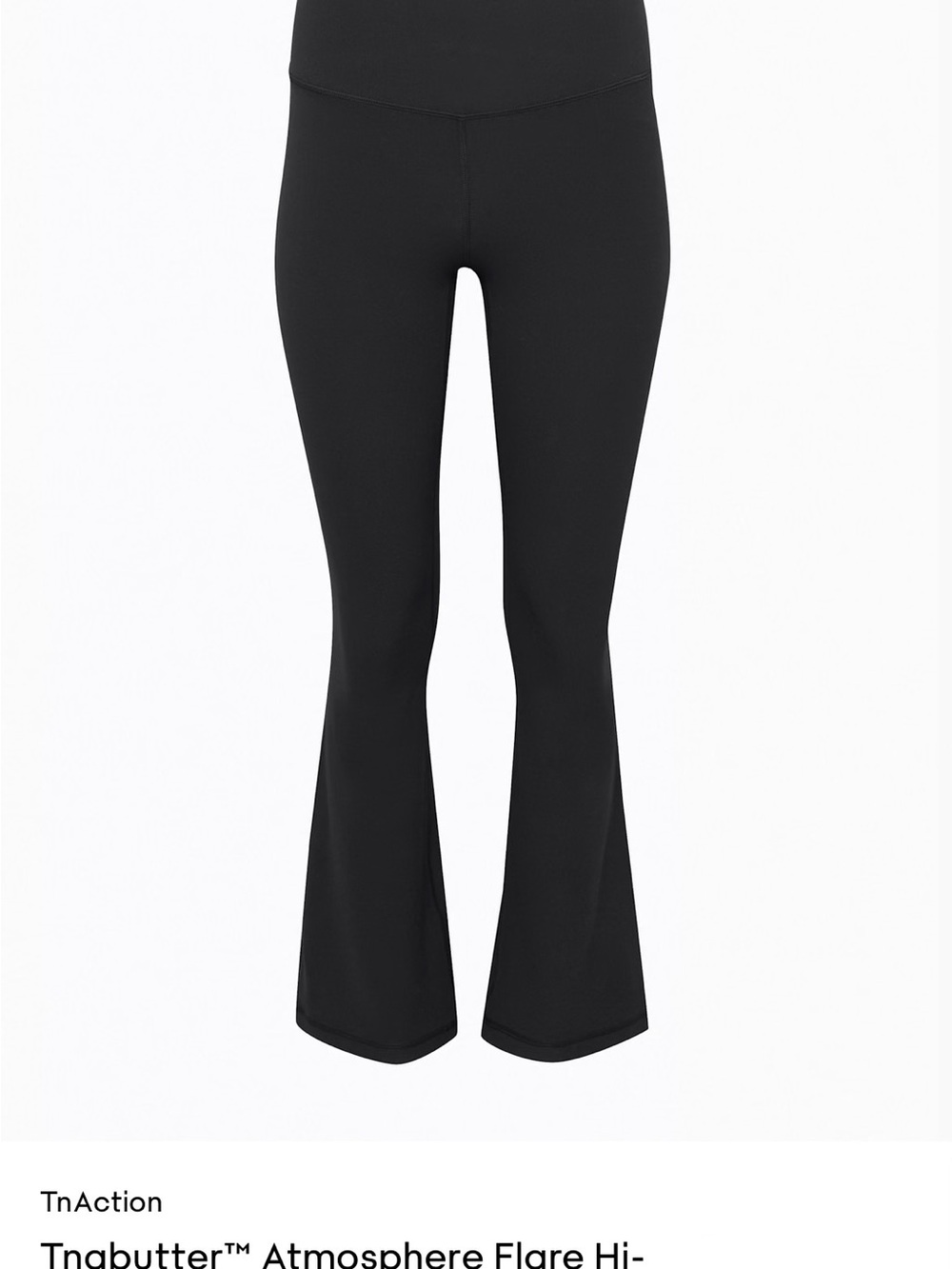Aritzia Tnabutter Atmosphere flare hi-rise leggings